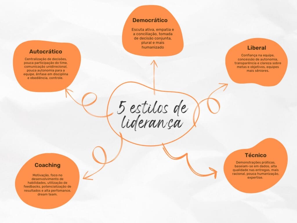 5 estilos de liderança