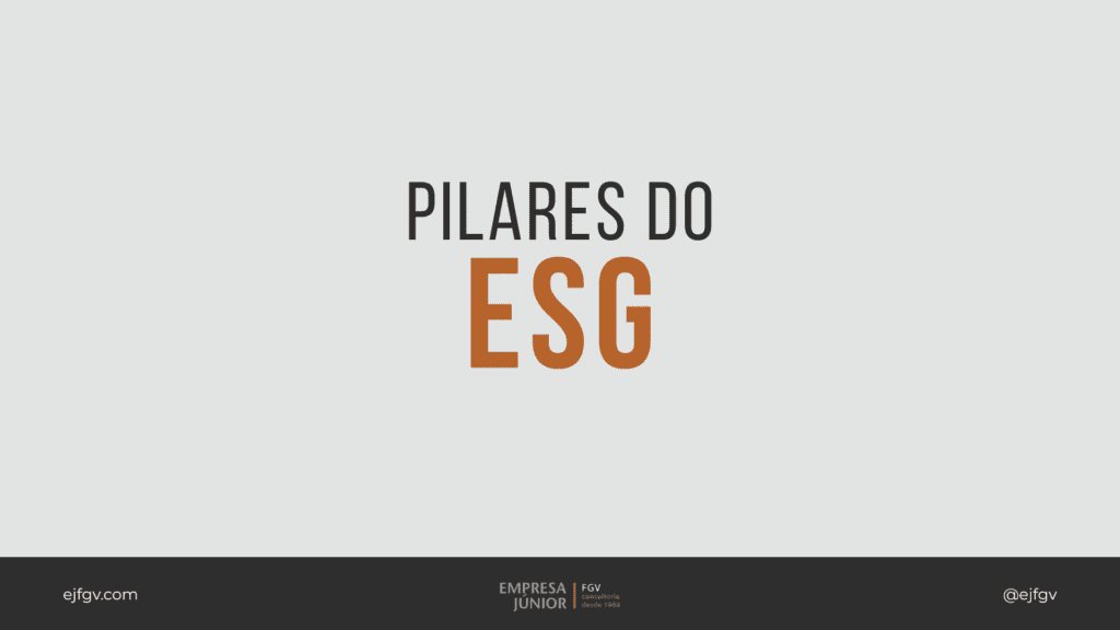 Pilares do ESG